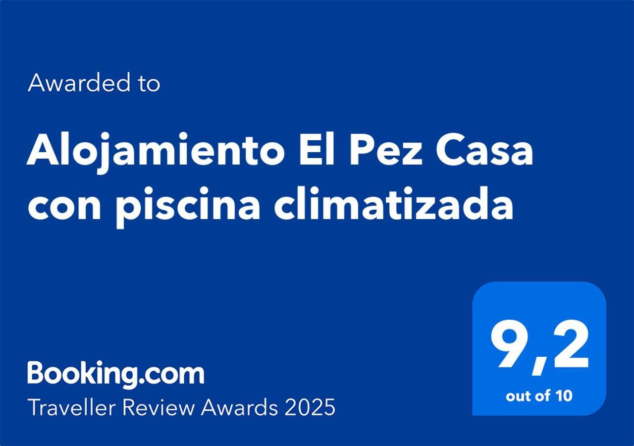 Alojamiento El Pez Casa Con Piscina Climatizada Villafranca de los Caballeros Dış mekan fotoğraf